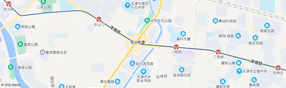 天津万明里_公交站地图_天津公交_妙搜公交查询2024