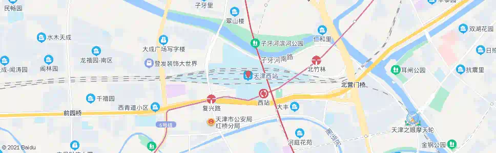 天津西沽_公交站地图_天津公交_妙搜公交查询2024