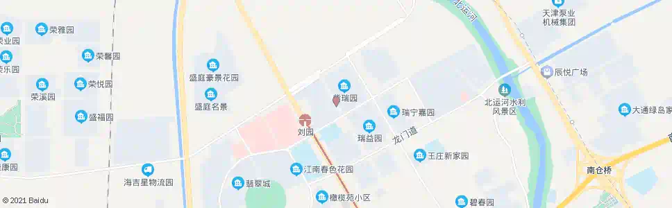 天津紫瑞园西门_公交站地图_天津公交_妙搜公交查询2024