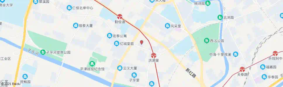 天津凤屏公寓_公交站地图_天津公交_妙搜公交查询2024