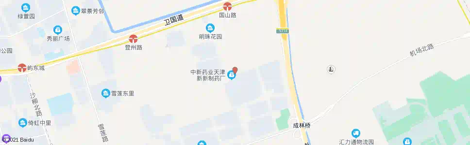 天津制药厂_公交站地图_天津公交_妙搜公交查询2024