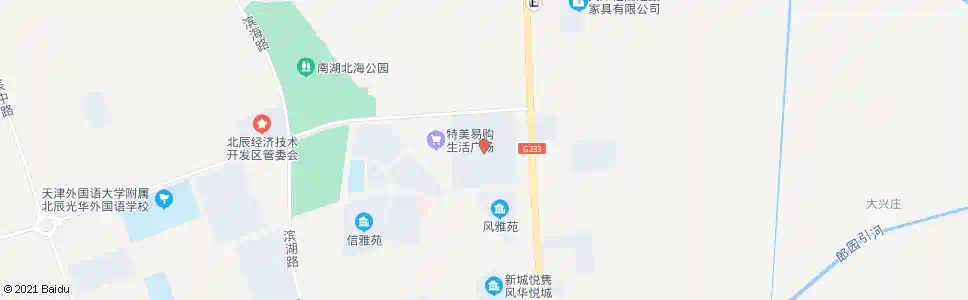 天津喜凤花园_公交站地图_天津公交_妙搜公交查询2024