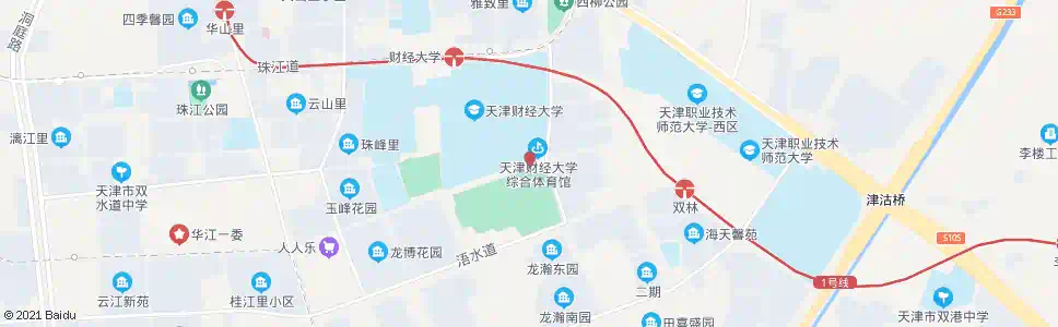 天津泗水道艺林路_公交站地图_天津公交_妙搜公交查询2024