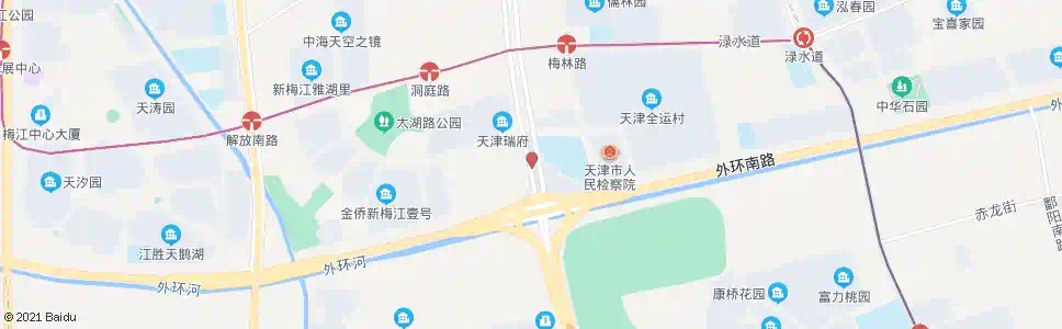 天津长泰园_公交站地图_天津公交_妙搜公交查询2024