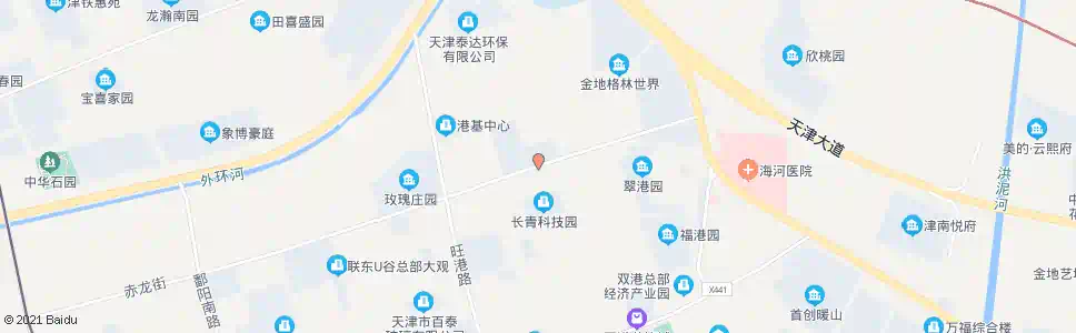 天津津南开发区韩国城_公交站地图_天津公交_妙搜公交查询2024