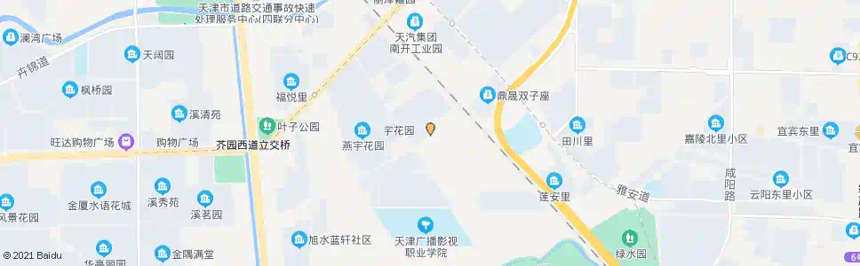 天津景园里_公交站地图_天津公交_妙搜公交查询2024