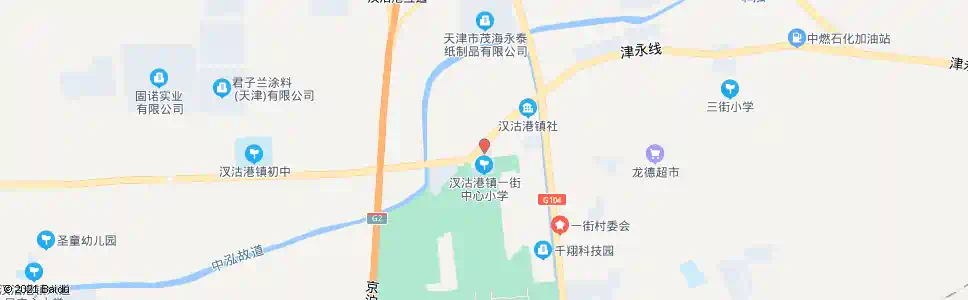 天津汊沽港医院_公交站地图_天津公交_妙搜公交查询2024