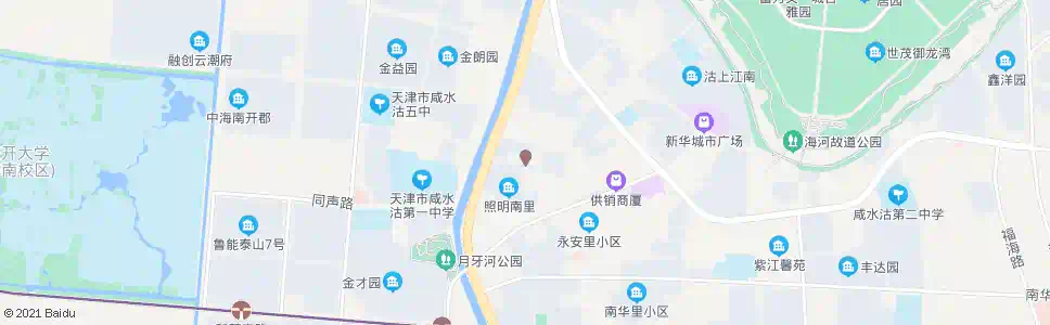 天津照明里_公交站地图_天津公交_妙搜公交查询2024