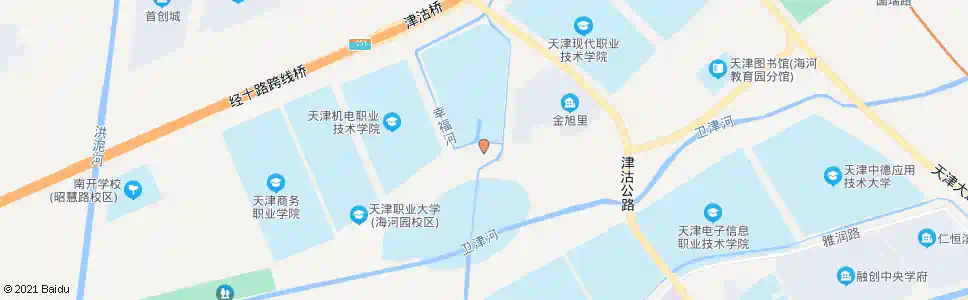 天津机电工业学院_公交站地图_天津公交_妙搜公交查询2024