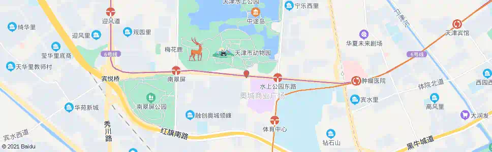 天津时代奥城_公交站地图_天津公交_妙搜公交查询2024