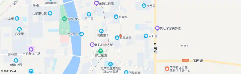 天津汉沽交通运输管理局_公交站地图_天津公交_妙搜公交查询2024