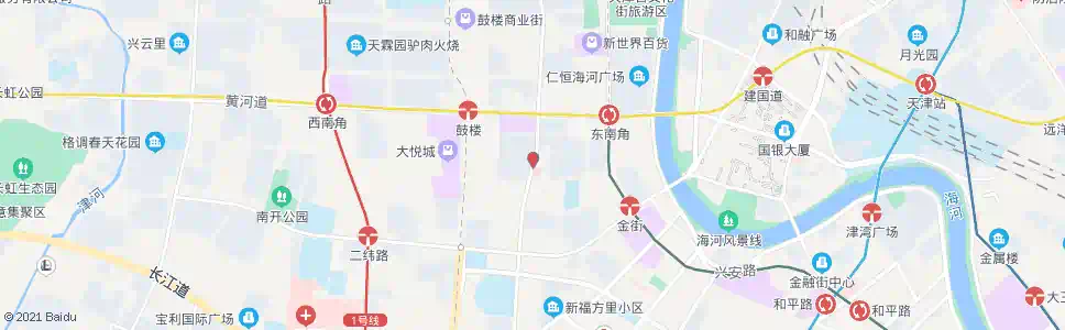 天津南市食品街_公交站地图_天津公交_妙搜公交查询2024