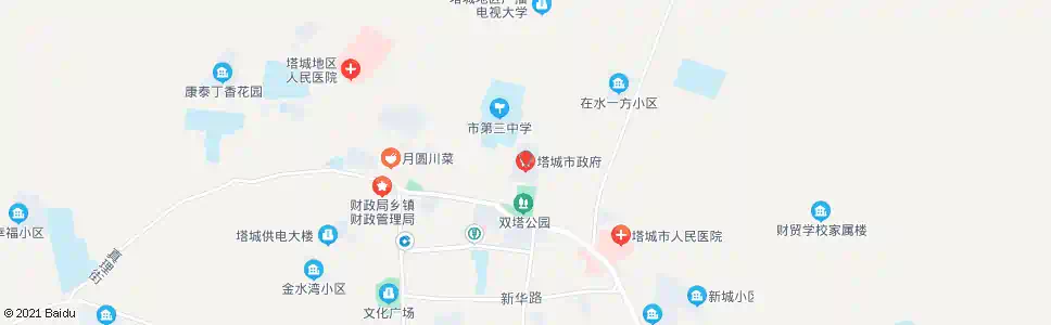 塔城新区市政府_公交站地图_塔城公交_妙搜公交查询2024