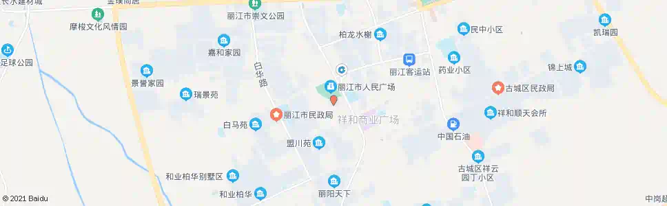 丽江县政府_公交站地图_丽江公交_妙搜公交查询2024