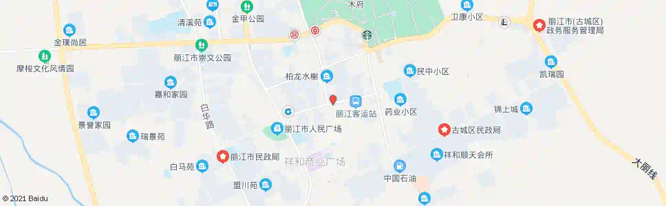 丽江丽客隆_公交站地图_丽江公交_妙搜公交查询2024