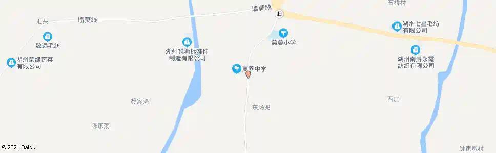 湖州莫蓉中学_公交站地图_湖州公交_妙搜公交查询2024