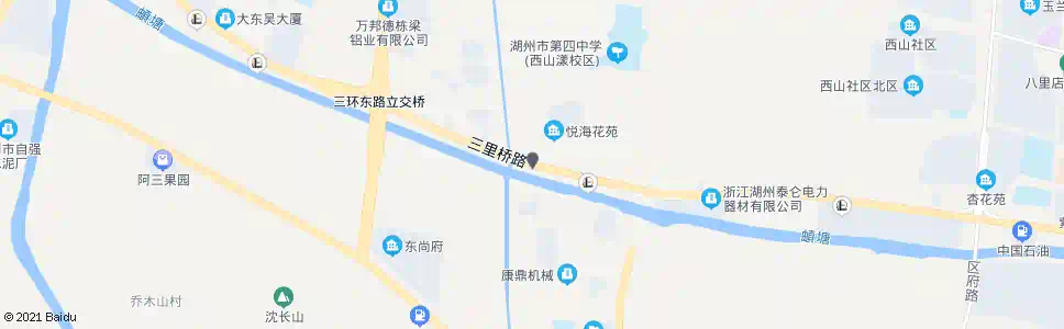 湖州八里店_公交站地图_湖州公交_妙搜公交查询2024