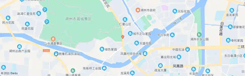 湖州仁皇山公园(东)_公交站地图_湖州公交_妙搜公交查询2024