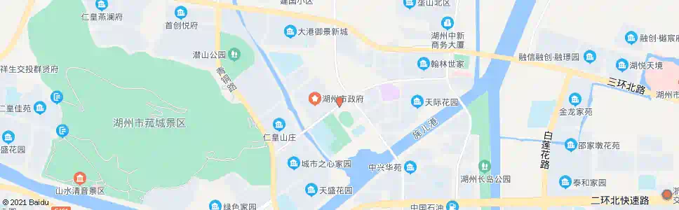 湖州行政中心_公交站地图_湖州公交_妙搜公交查询2024