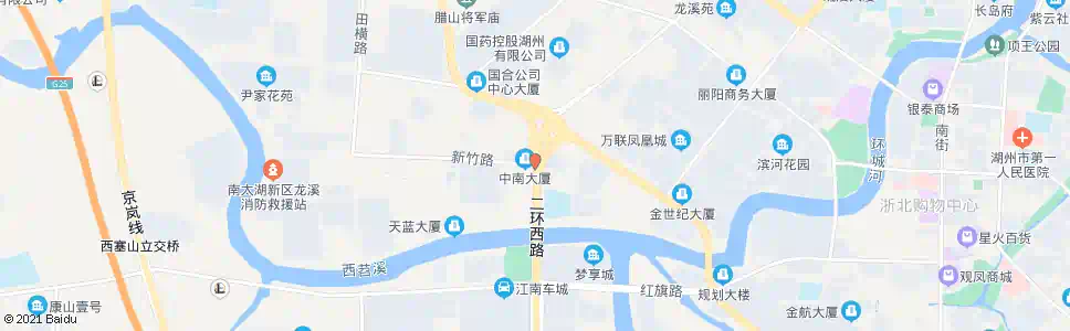 湖州新竹路口_公交站地图_湖州公交_妙搜公交查询2024