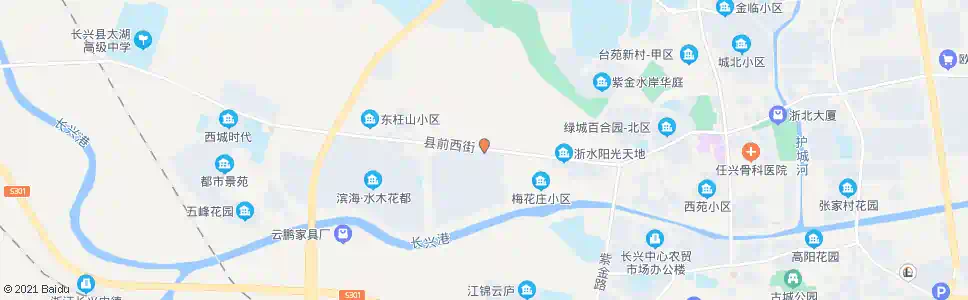 湖州水木花都_公交站地图_湖州公交_妙搜公交查询2024