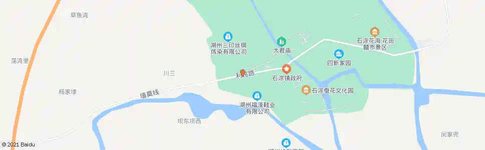 湖州镇西村_公交站地图_湖州公交_妙搜公交查询2024