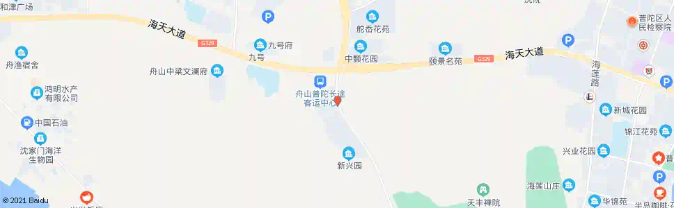 舟山普陀长运(南)_公交站地图_舟山公交_妙搜公交查询2024