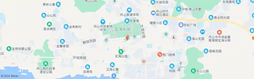 舟山文化广场_公交站地图_舟山公交_妙搜公交查询2024